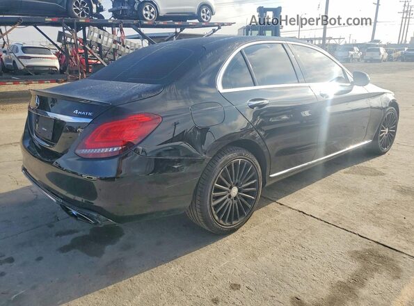 55SWF8EB0KU316423 2019 MERCEDES-BENZ C Black Tył prawy