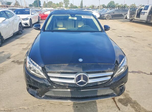 55SWF8EB0KU316423 2019 MERCEDES-BENZ C Black Widok z przodu