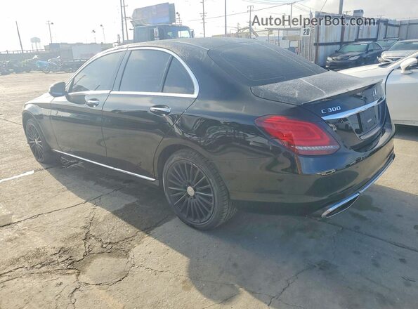 55SWF8EB0KU316423 2019 MERCEDES-BENZ C Black Tył lewy