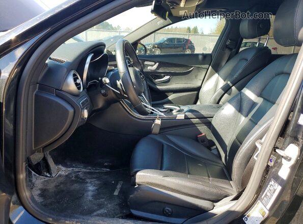 55SWF8EB0LU324166 2020 MERCEDES-BENZ C Black Вид салону спереду