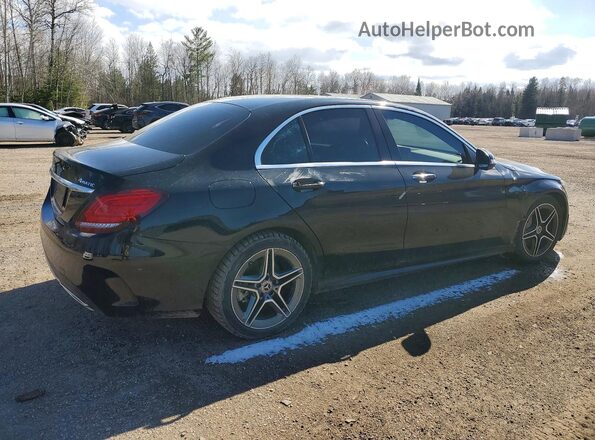 55SWF8EB0LU324166 2020 MERCEDES-BENZ C Black Задня права чверть