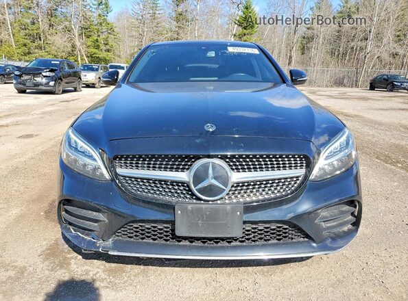 55SWF8EB0LU324166 2020 MERCEDES-BENZ C Black Вид спереду