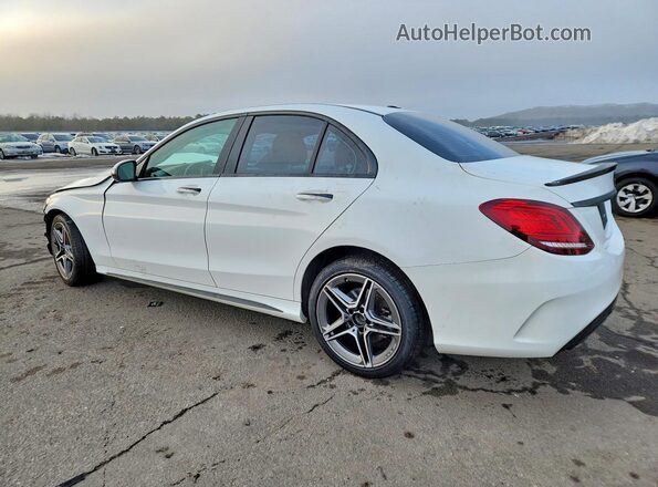 55SWF8EB1LU332728 2020 MERCEDES-BENZ C White უკანა მარცხენა