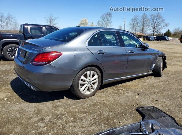 55SWF8EB2KU307495 2019 MERCEDES-BENZ C Gray უკანა მარჯვენა