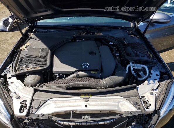 55SWF8EB2KU307495 2019 MERCEDES-BENZ C Gray უკანა სალონის ხედი
