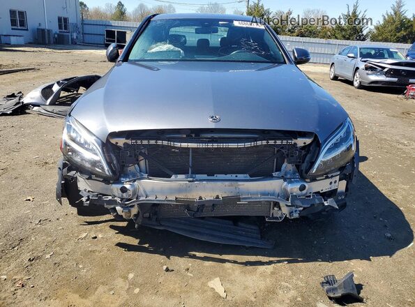 55SWF8EB2KU307495 2019 MERCEDES-BENZ C Gray წინა ხედი