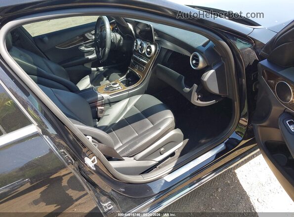 55SWF8EB6KU292760 2019 MERCEDES-BENZ C-CLASS Black Widok wnętrza z przodu