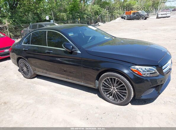 55SWF8EB6KU292760 2019 MERCEDES-BENZ C-CLASS Black Widok wnętrza z tyłu