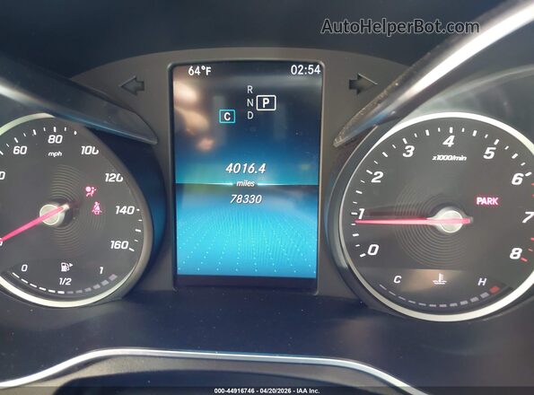 55SWF8EB6KU292760 2019 MERCEDES-BENZ C-CLASS Black Widok tylnych siedzeń