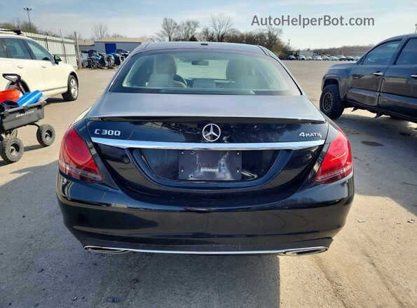 55SWF8EB7KU292475 2019 MERCEDES-BENZ C Black Հետևի տեսք