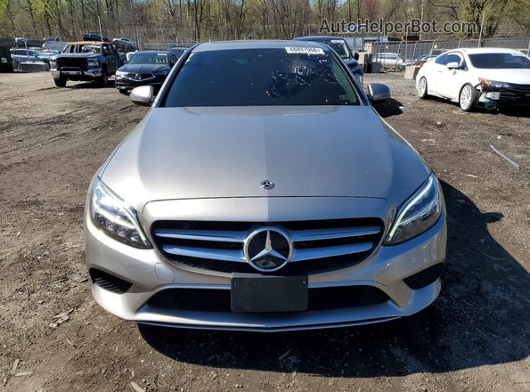 55SWF8EB8KU299922 2019 MERCEDES-BENZ C Серый Вид спереди