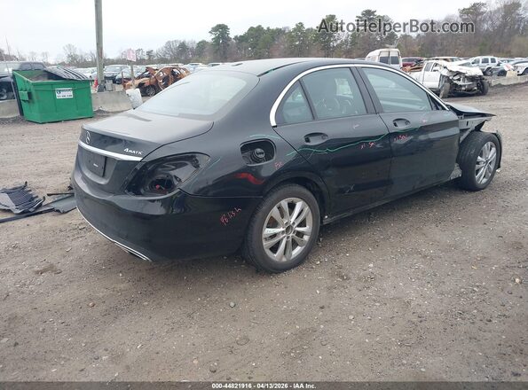 55SWF8EB8KU317271 2019 MERCEDES-BENZ C-CLASS Black Rear right