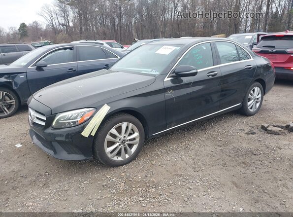 55SWF8EB8KU317271 2019 MERCEDES-BENZ C-CLASS Black Front left