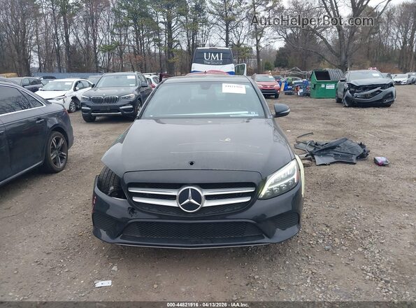 55SWF8EB8KU317271 2019 MERCEDES-BENZ C-CLASS Black Rear interior view