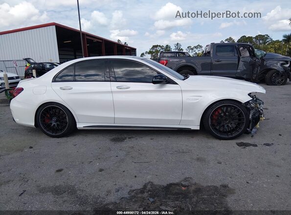 55SWF8HB2JU255585 2018 MERCEDES-BENZ AMG C 63 White Widok wnętrza 360 stopni