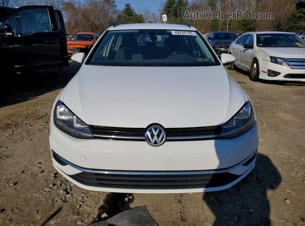 3VW717AU3JM768198 2018 VOLKSWAGEN GOLF Белый Вид спереди