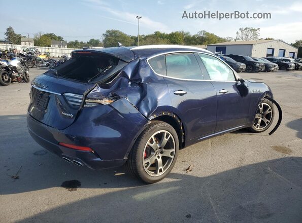 ZN661XUA6MX370853 2021 MASERATI LEVANTE Blue Задня права чверть
