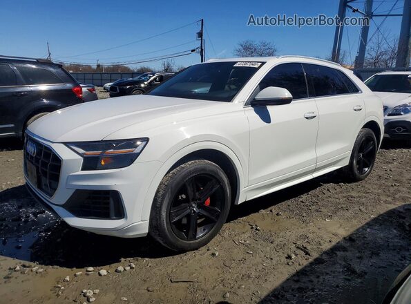 WA1AVAF13KD013598 2019 AUDI Q8 White Przód lewy