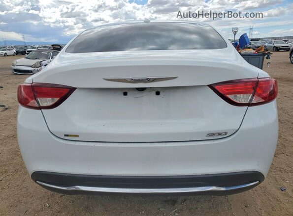 1C3CCCAB9GN154892 2016 CHRYSLER 200 White Вид салону спереду