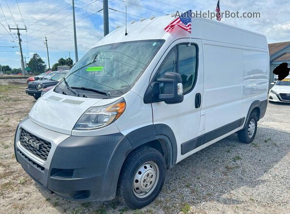 3C6TRVCGXKE520443 2019 RAM PROMASTER Белый Задняя левая четверть