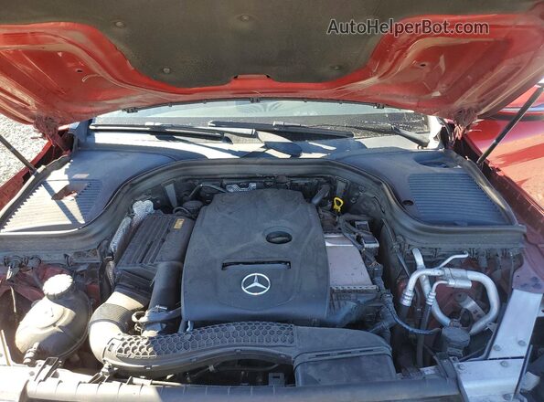 WDC0G4KBXGF016791 2016 MERCEDES-BENZ GLC-CLASS Red Vista de la etiqueta del VIN