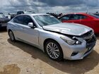 2018 Infiniti Q50 3.0t Luxe Серебряный vin: JN1EV7AP4JM352412