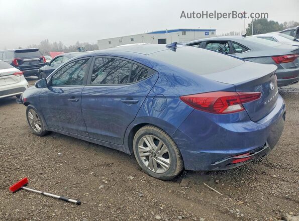 KMHD84LF3KU836121 2019 HYUNDAI ELANTRA Синий Задняя левая четверть