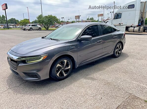 19XZE4F50ME004257 2021 HONDA INSIGHT Серый Задняя правая четверть