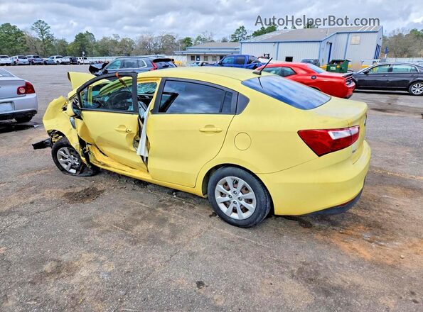 KNADM4A32G6681854 2016 KIA RIO Yellow Tył prawy