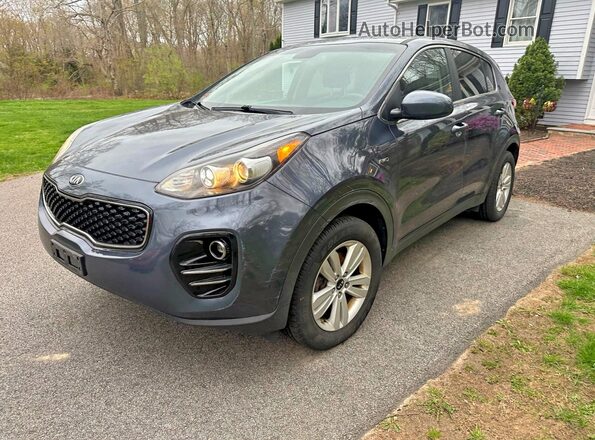 KNDPMCACXK7584463 2019 KIA SPORTAGE Blue Tył prawy