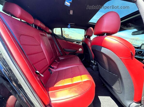 KNAE55LC9K6057823 2019 KIA STINGER Черный Вид сзади