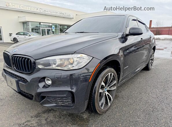 5UXKU6C55G0R34316 2016 BMW X6 Черный Задняя правая четверть