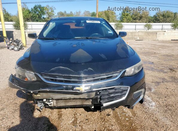 1G1ZD5ST1JF132160 2018 CHEVROLET MALIBU Черный Вид спереди