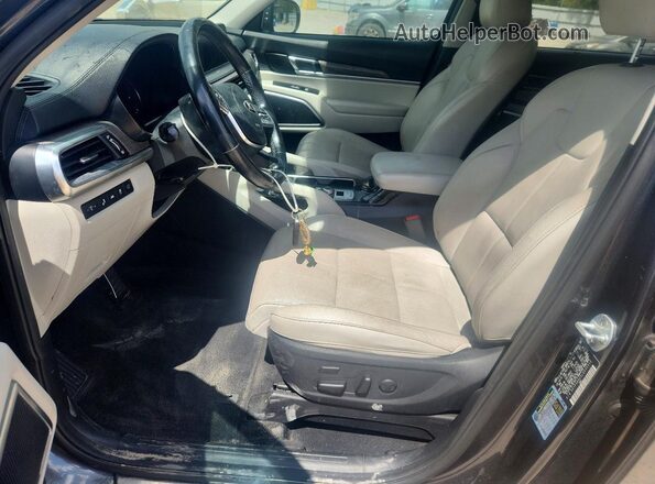 5XYP5DHC0LG033312 2020 KIA TELLURIDE Gray Widok deski rozdzielczej