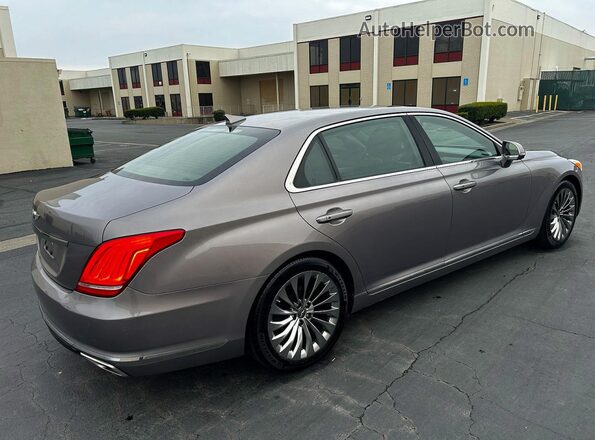KMHG54JH8JU044264 2018 GENESIS G90 Gray Вид спереду