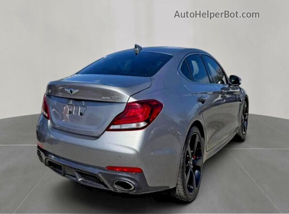 KMTG34LE6LU053532 2020 GENESIS G70 Charcoal Առջևի աջ
