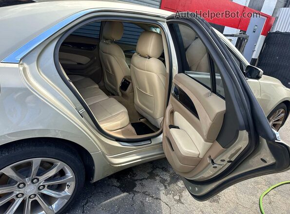 1G6AX5SX9G0110193 2016 CADILLAC CTS Золотой Вид салона спереди