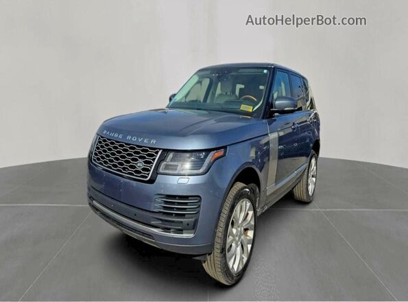 SALGS2SV7KA539380 2019 LAND ROVER RANGE ROVER Синий Задняя левая четверть