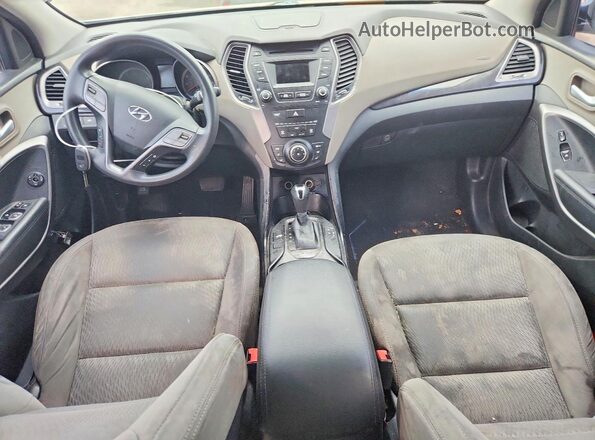 KM8SM4HF9GU145923 2016 HYUNDAI SANTA FE Серый Вид щитка приборов