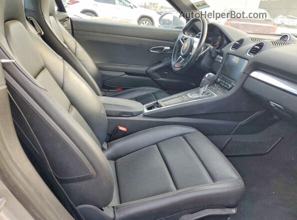 WP0AA2A81KS260996 2019 PORSCHE CAYMAN Серый Вид задней части салона