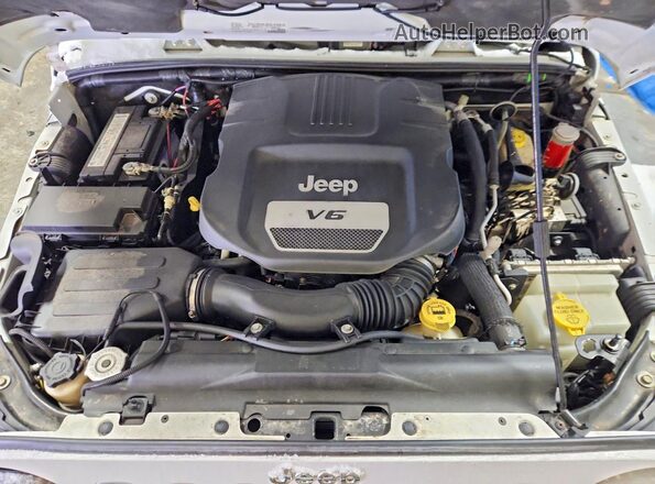 1C4BJWEGXGL107869 2016 JEEP WRANGLER Белый Вид подкапотного пространства