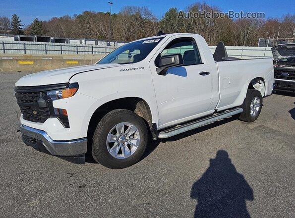 3GCNAAED4RG371059 2024 CHEVROLET SILVERADO White Przód lewy