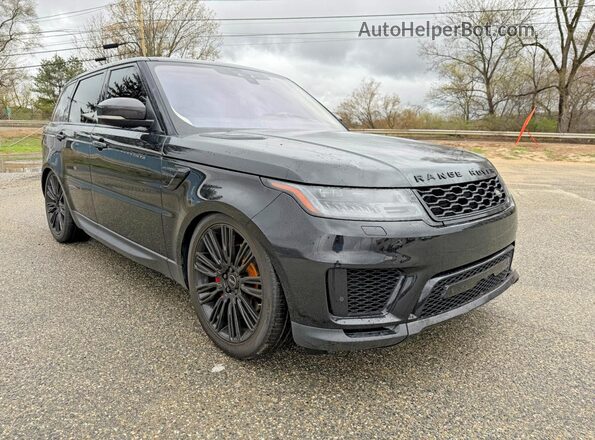SALWG2RV2JA697563 2018 LAND ROVER RANGE Черный Передняя левая четверть