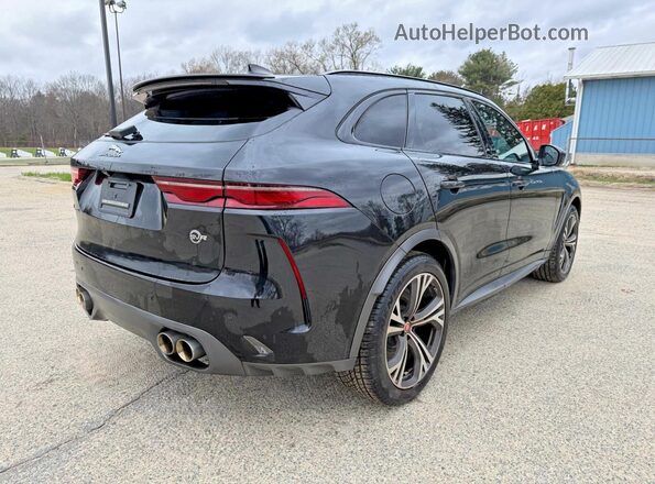 SADCZ2EE4NA694815 2022 JAGUAR F-PACE Черный Передняя правая четверть