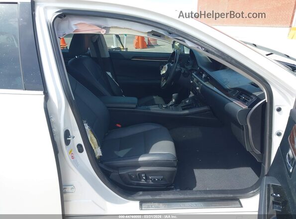 58ABK1GG2HU073598 2017 LEXUS ES 350 White წინა სალონის ხედი