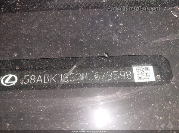 58ABK1GG2HU073598 2017 LEXUS ES 350 White 
