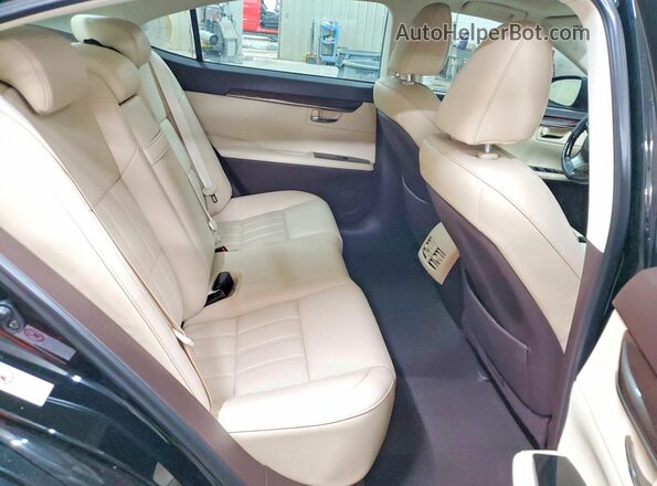 58ABK1GG2HU074654 2017 LEXUS ES Black Vista de los asientos traseros