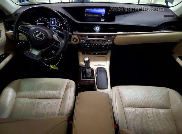 58ABK1GG2HU074654 2017 LEXUS ES Black Vista del salpicadero