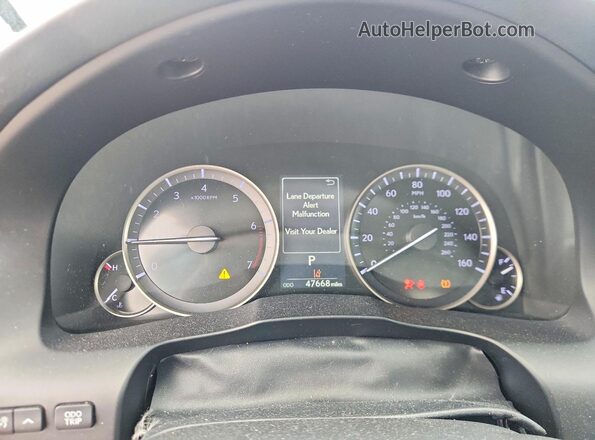 58ABK1GG8JU115343 2018 LEXUS ES Серый Вид щитка приборов