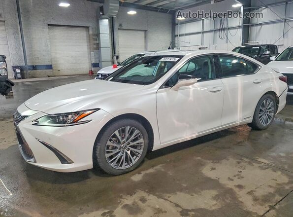 58AD21B19LU007828 2020 LEXUS ES White Vista tres cuartos delantera izquierda
